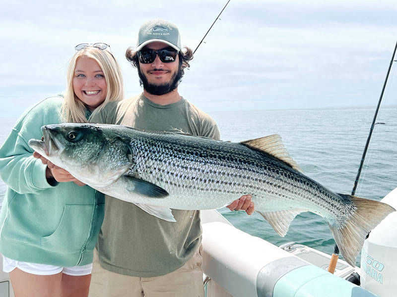 Harvester Fishing Charters - Stiper Fishing in Rye NH