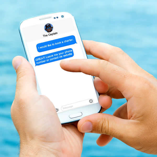 Contact Harvester Fishing Charter via TEXT at 603.926.0264